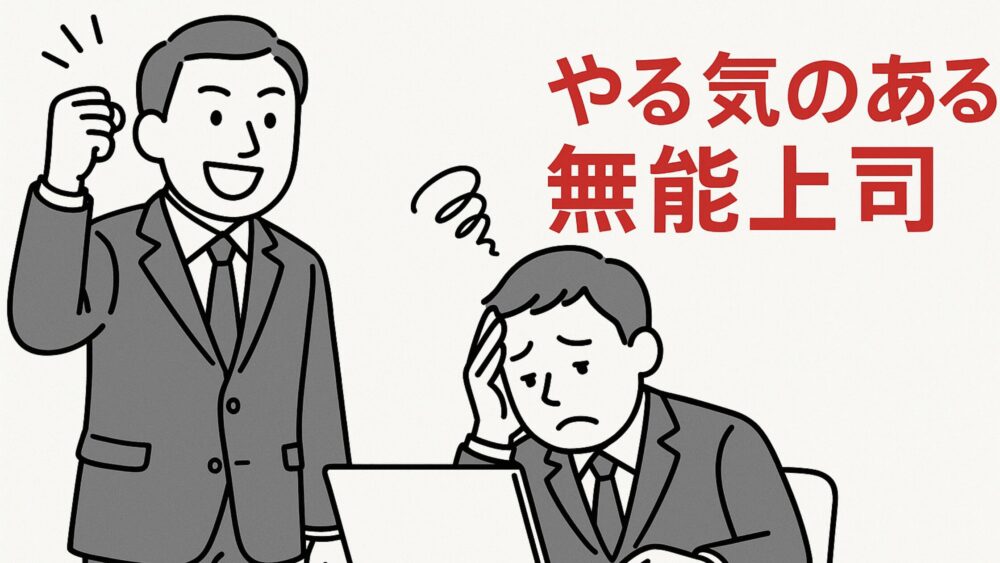 「やる気のある無能上司」に苦しむあなたへ｜空回りマネジメントの見抜き方と対処法