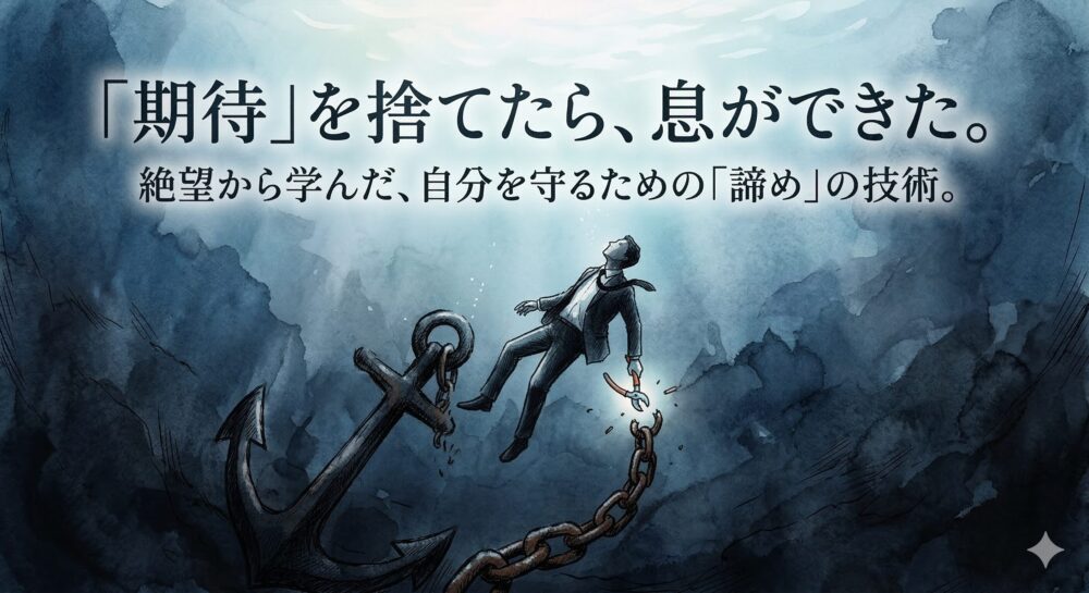 【体験談】上司が無能でストレス限界…心を壊す前に私が「会社に期待する」のをやめた理由