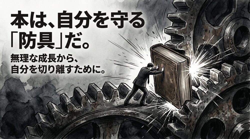 ビジネスマンの読書は「防具」だ。成長にウンザリな私が身を守るために本を開いた理由