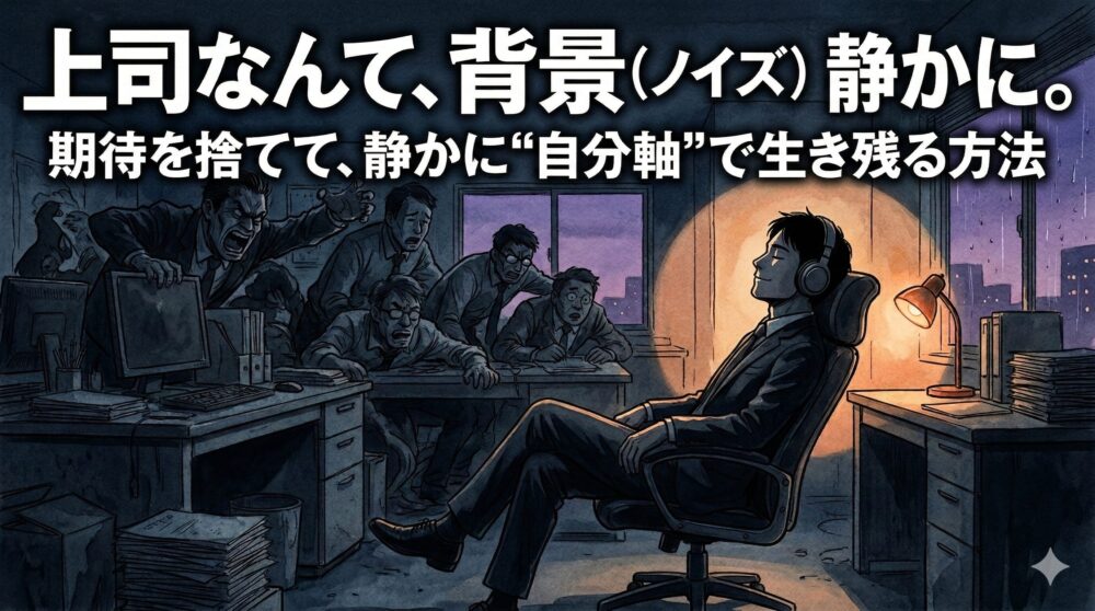 使えない上司あるある4選。会社に期待せず「静かに」自分を守る生存戦略