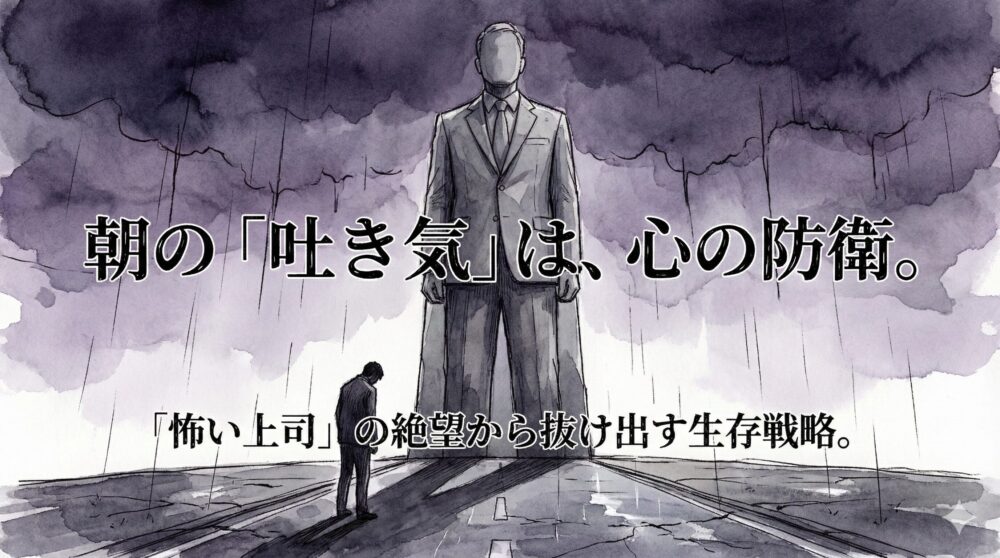 朝、会社に行くのが吐きそう…「怖い上司」のリアルな特徴と絶望から学んだ生存戦略