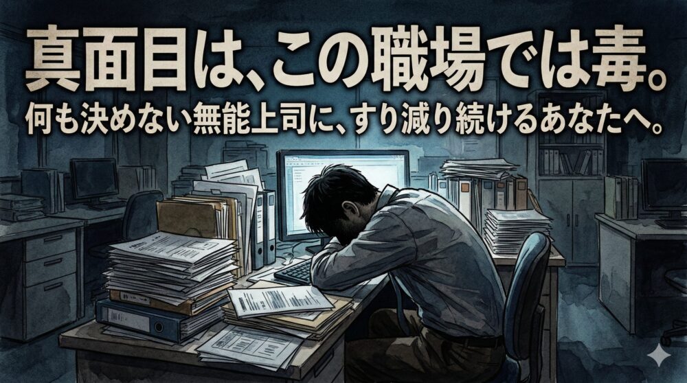 【無能なイエスマン上司】に限界…。何も決めない職場で真面目な人だけがすり減るリアル
