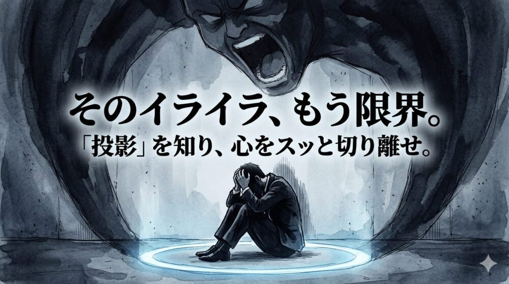 【実録】無能な上司へのイライラ限界…心理学「投影」で私が心をスッと切り離せた話