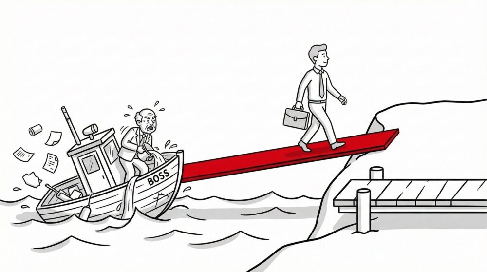 優秀な部下ほど「無能な上司」に潰される理由。共倒れを防ぐ「見捨てる勇気」と3つの防衛策