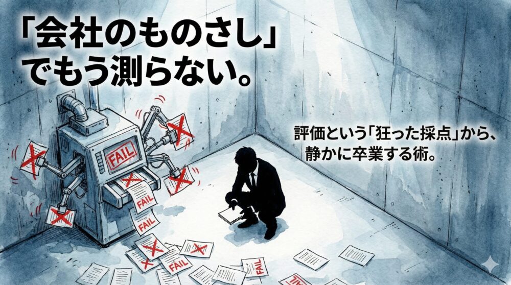 評価されないのがつらい…と泣いた夜の記録。狂った採点機から卒業して静かに生き残る術