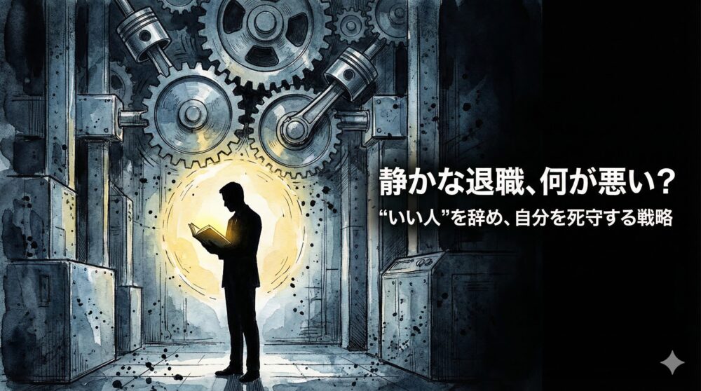 「静かな退職」は何が悪い？“いい人”を辞めて自分を守る、30代の生存戦略