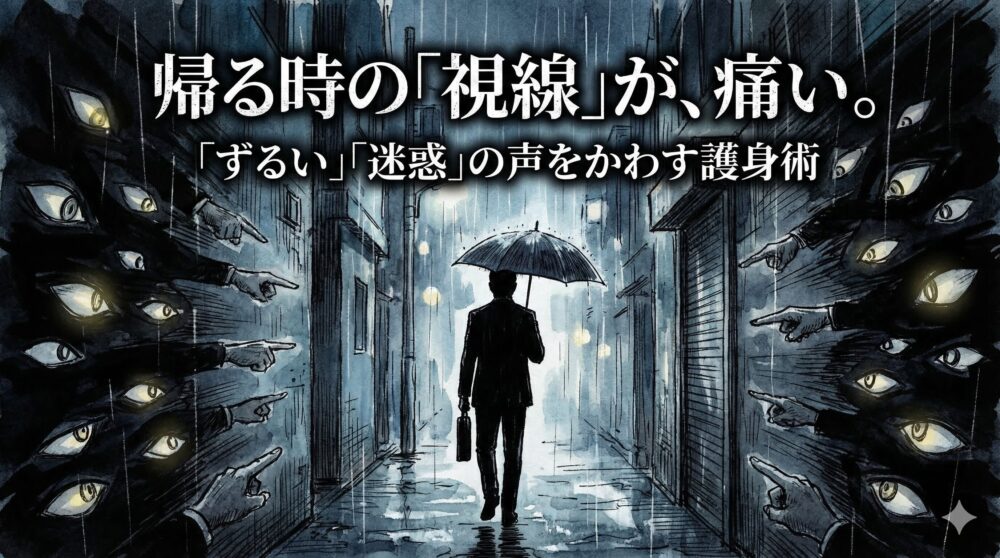【静かな退職】「ずるい」「迷惑」の視線が辛い…。波風立てずに帰る心理的護身術