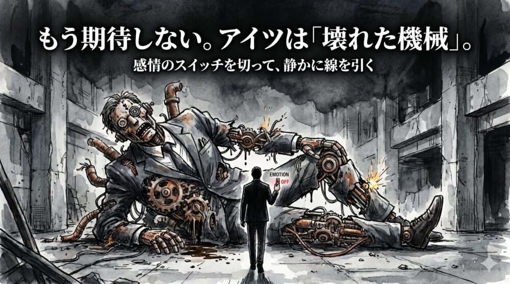 「使えない上司の特徴」を並べても救われない。アイツを“壊れた機械”と割り切り、完全に見切りをつけた記録