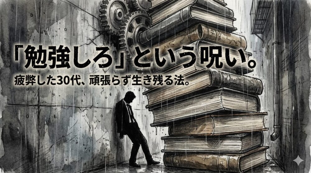 「勉強したくない社会人」は甘えじゃない。30代からの“頑張らない”生存戦略と上司を黙らせるズルい武器
