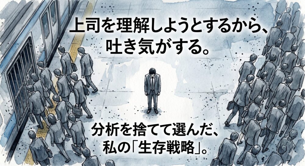 朝、会社に行くのが吐きそう…「怖い上司」の特徴を調べても無駄だと悟った私の生存戦略