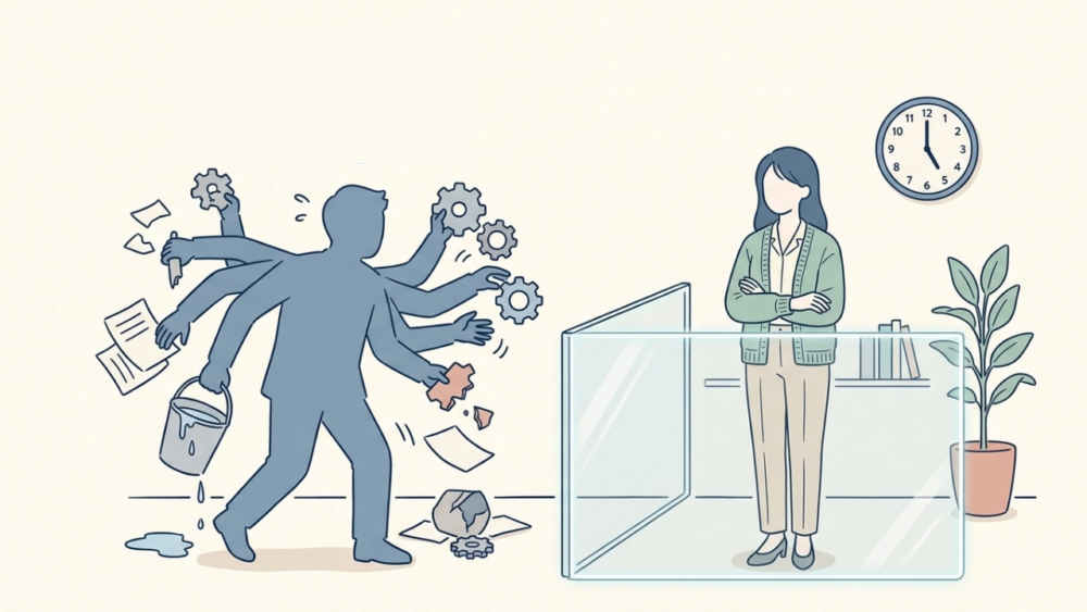 無能な働き者上司に疲弊する理由。悪気のなさに巻き込まれず定時で帰る3つの線引き
